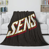 Laden Sie das Bild in den Galerie-Viewer, Ottawa Senators Blanket Flannel Throw Kids Room Decoration