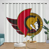 Laden Sie das Bild in den Galerie-Viewer, Ottawa Senators Curtains Blackout Window Drapes Room Decoration