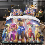 Laden Sie das Bild in den Galerie-Viewer, PAW Patrol The Movie Bedding Set Kids Quilt Duvet Cover Without Filler