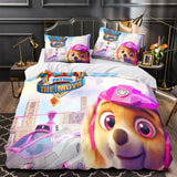 Laden Sie das Bild in den Galerie-Viewer, PAW Patrol The Movie Bedding Set Quilt Duvet Cover Without Filler