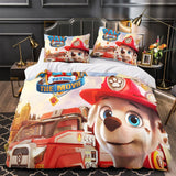 Laden Sie das Bild in den Galerie-Viewer, PAW Patrol The Movie Bedding Set Quilt Duvet Cover Without Filler