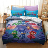Laden Sie das Bild in den Galerie-Viewer, PJ Masks Bedding Set Quilt Cover Without Filler