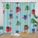 Laden Sie das Bild in den Galerie-Viewer, PJ Masks Curtains Kids Blackout Window Drapes Room Decoration