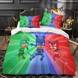 Laden Sie das Bild in den Galerie-Viewer, PJ Masks Duvet Cover Kids Bedding Set Without Filler