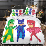 Laden Sie das Bild in den Galerie-Viewer, PJ Masks Duvet Cover Pattern Bedding Set Without Filler