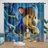 Laden Sie das Bild in den Galerie-Viewer, Paw Patrol 2025 Curtains Kids Blackout Window Drapes