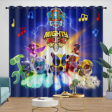 Laden Sie das Bild in den Galerie-Viewer, Paw Patrol Mighty Pups Curtains Pattern Blackout Window Drapes Room Decoration