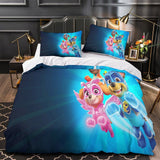 Laden Sie das Bild in den Galerie-Viewer, Paw Patrol Mighty Pups Duvet Cover Bedding Set Without Filler