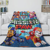 Laden Sie das Bild in den Galerie-Viewer, Paw Patrol Mission Paw Blanket Flannel Throw Room Decoration