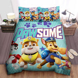 Laden Sie das Bild in den Galerie-Viewer, Paw Patrol Pawsome Bedding Set Duvet Covers Without Filler
