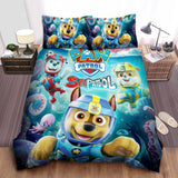 Laden Sie das Bild in den Galerie-Viewer, Paw Patrol Sea Patrol Ship And Octopus Bedding Set Duvet Covers Without Filler