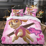 Laden Sie das Bild in den Galerie-Viewer, Paw Patrol Skye Duvet Cover Pattern Bedding Set Without Filler