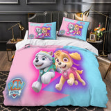 Laden Sie das Bild in den Galerie-Viewer, Paw Patrol Skye Duvet Cover Pattern Bedding Set Without Filler