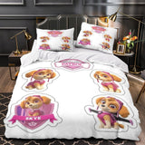 Laden Sie das Bild in den Galerie-Viewer, Paw Patrol Skye Duvet Cover Pattern Bedding Set Without Filler