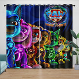 Laden Sie das Bild in den Galerie-Viewer, Paw Patrol The Mighty Movie Curtains Pattern Blackout Window Drapes