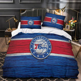 Laden Sie das Bild in den Galerie-Viewer, Philadelphia 76ers Bedding Set Duvet Cover Without Filler