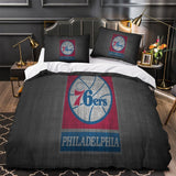 Laden Sie das Bild in den Galerie-Viewer, Philadelphia 76ers Bedding Set Duvet Cover Without Filler