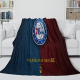 Laden Sie das Bild in den Galerie-Viewer, Philadelphia 76ers Blanket Flannel Fleece Throw Room Decoration