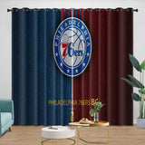 Laden Sie das Bild in den Galerie-Viewer, Philadelphia 76ers Curtains Blackout Window Drapes Room Decoration