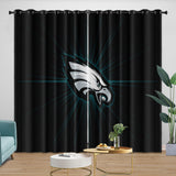 Laden Sie das Bild in den Galerie-Viewer, Philadelphia Eagles Curtains Blackout Window Drapes Kids Room Decoration