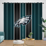 Laden Sie das Bild in den Galerie-Viewer, Philadelphia Eagles Curtains Blackout Window Drapes Room Decoration