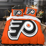 Laden Sie das Bild in den Galerie-Viewer, Philadelphia Flyers Bedding Set Quilt Duvet Cover Without Filler
