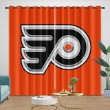 Laden Sie das Bild in den Galerie-Viewer, Philadelphia Flyers Curtains Blackout Window Drapes Room Decoration