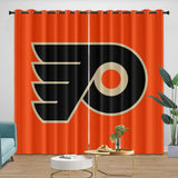 Laden Sie das Bild in den Galerie-Viewer, Philadelphia Flyers Curtains Blackout Window Drapes Room Decoration