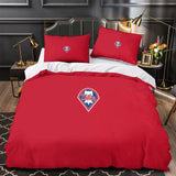 Laden Sie das Bild in den Galerie-Viewer, Philadelphia Phillies Bedding Set Quilt Cover Without Filler
