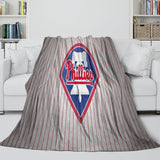 Laden Sie das Bild in den Galerie-Viewer, Philadelphia Phillies Blanket Flannel Throw Room Decoration