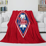 Laden Sie das Bild in den Galerie-Viewer, Philadelphia Phillies Blanket Flannel Throw Room Decoration