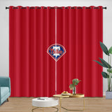 Laden Sie das Bild in den Galerie-Viewer, Philadelphia Phillies Curtains Blackout Window Drapes Room Decoration