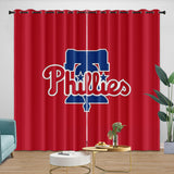 Laden Sie das Bild in den Galerie-Viewer, Philadelphia Phillies Curtains Blackout Window Drapes Room Decoration