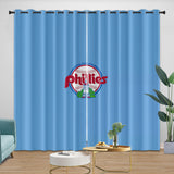 Laden Sie das Bild in den Galerie-Viewer, Philadelphia Phillies Curtains Blackout Window Drapes Room Decoration