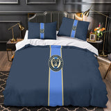 Laden Sie das Bild in den Galerie-Viewer, Philadelphia Union Bedding Set Duvet Cover Without Filler