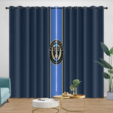 Laden Sie das Bild in den Galerie-Viewer, Philadelphia Union Curtains Blackout Window Drapes Room Decoration