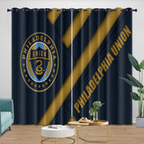 Laden Sie das Bild in den Galerie-Viewer, Philadelphia Union Curtains Blackout Window Drapes Room Decoration