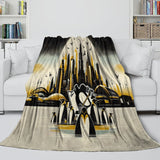 Laden Sie das Bild in den Galerie-Viewer, Pittsburgh Penguins Blanket Flannel Throw Kids Room Decoration