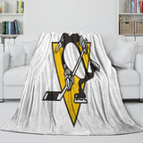 Laden Sie das Bild in den Galerie-Viewer, Pittsburgh Penguins Blanket Flannel Throw Kids Room Decoration