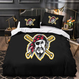 Laden Sie das Bild in den Galerie-Viewer, Pittsburgh Pirates Bedding Set Quilt Cover Without Filler