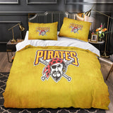 Laden Sie das Bild in den Galerie-Viewer, Pittsburgh Pirates Bedding Set Quilt Cover Without Filler