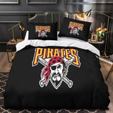 Laden Sie das Bild in den Galerie-Viewer, Pittsburgh Pirates Bedding Set Quilt Cover Without Filler