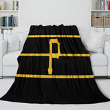 Laden Sie das Bild in den Galerie-Viewer, Pittsburgh Pirates Blanket Flannel Throw Room Decoration