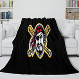 Laden Sie das Bild in den Galerie-Viewer, Pittsburgh Pirates Blanket Flannel Throw Room Decoration