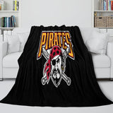 Laden Sie das Bild in den Galerie-Viewer, Pittsburgh Pirates Blanket Flannel Throw Room Decoration