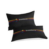 Laden Sie das Bild in den Galerie-Viewer, Pittsburgh Steelers Bedding Set Duvet Cover Without Filler