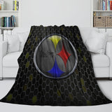 Laden Sie das Bild in den Galerie-Viewer, Pittsburgh Steelers Blanket Flannel Fleece Throw Room Decoration