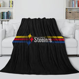 Laden Sie das Bild in den Galerie-Viewer, Pittsburgh Steelers Blanket Flannel Fleece Throw Room Decoration