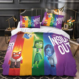 Laden Sie das Bild in den Galerie-Viewer, Pixar&#39;s Inside Out 2 Bedding Set Pattern Quilt Cover Without Filler