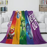 Laden Sie das Bild in den Galerie-Viewer, Pixar&#39;s Inside Out 2 Blanket Flannel Fleece Throw Room Decoration